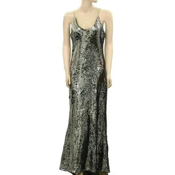 ASOS | Dresses | Asos Design Petite Embellished Long Maxi Dress Sequin Prom  Cocktail Xs | Poshmark
